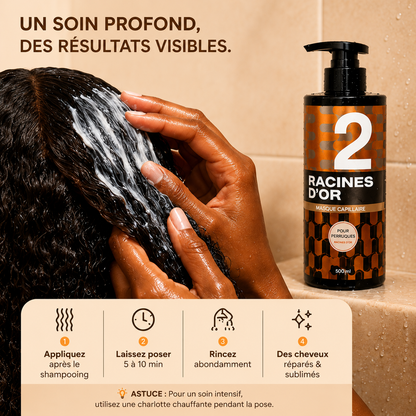 Reparierende Haarmaske – Remy-Haar-Perücken & geschädigtes Haar – 500 ml