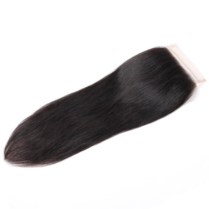 Closure 4x4 Lisse  – Cheveux 100% Naturel