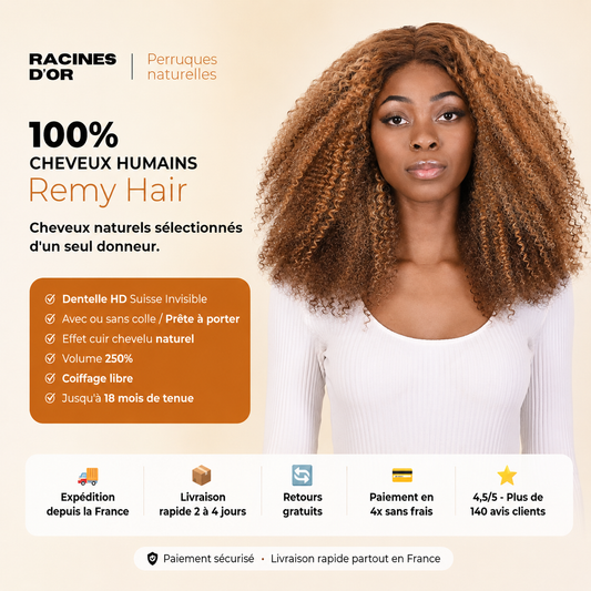 PERRUQUE JANET | Couleur blond miel