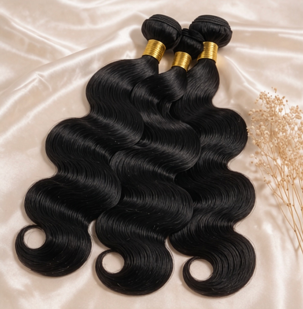 Tissage - Mèches ondulée (body) 100 % naturelles