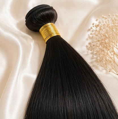 Tissage - Mèches lisses 100 % naturelles