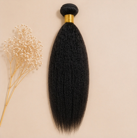 Tissage - Mèches bouclées (Yaki) 100 % naturelles