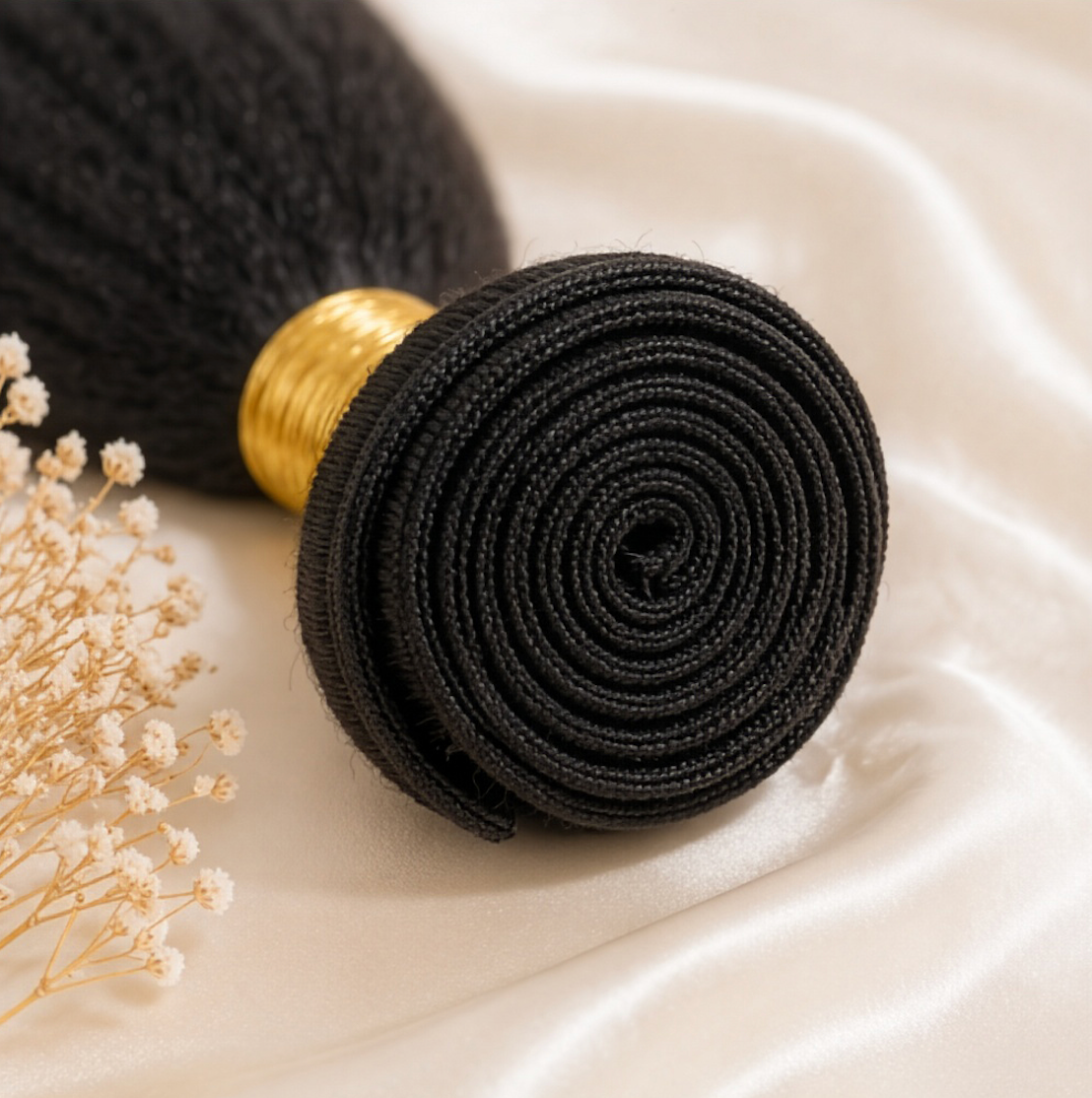 Tissage - Mèches bouclées (Yaki) 100 % naturelles