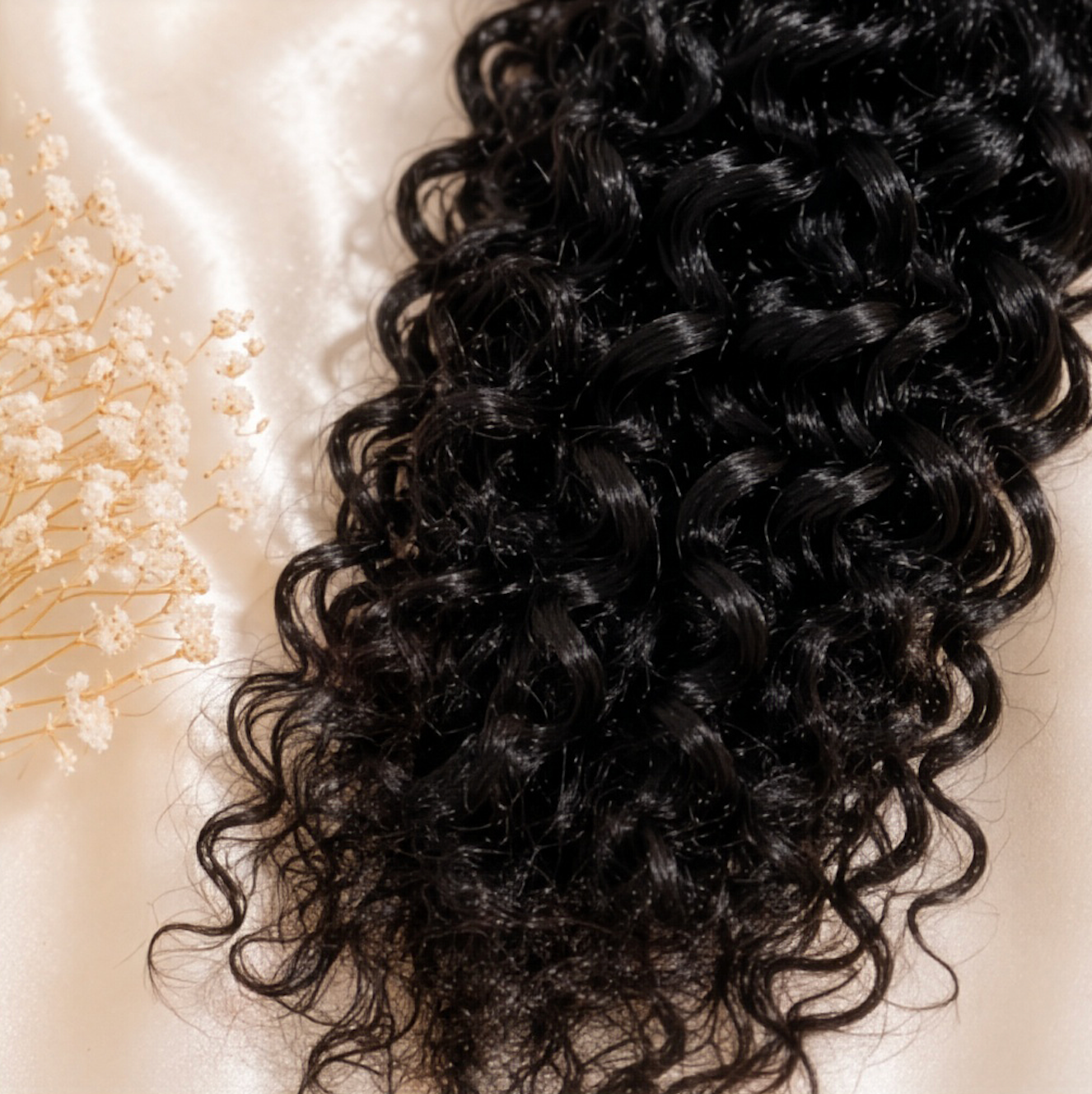 Tissage - Mèches bouclées 100 % naturelles