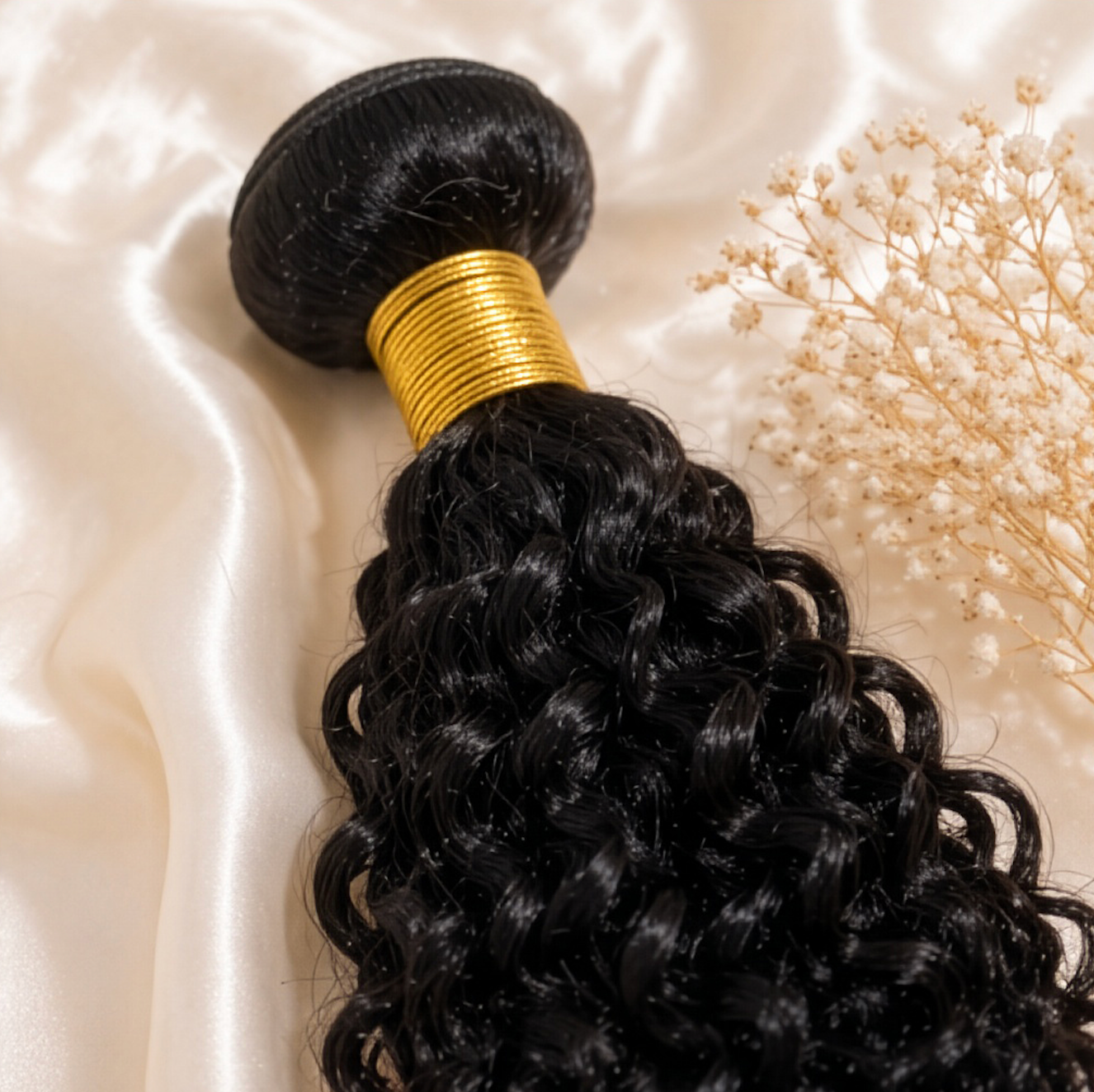 Tissage - Mèches bouclées 100 % naturelles