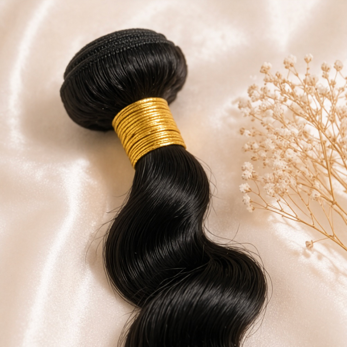 Tissage - Mèches ondulée (loose deep) 100 % naturelles