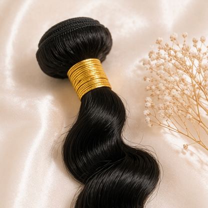 Tissage - Mèches ondulée (loose deep) 100 % naturelles