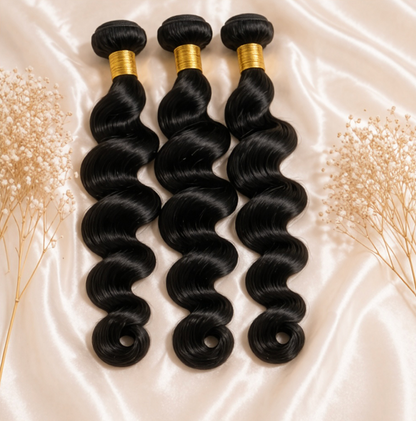 Tissage - Mèches ondulée (loose deep) 100 % naturelles
