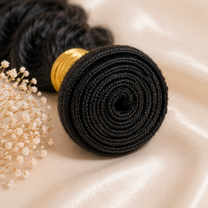 Tissage - Mèches ondulée (deep) 100 % naturelles