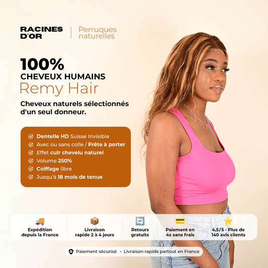 PERRUQUE MICHELLE | Couleur blond miel