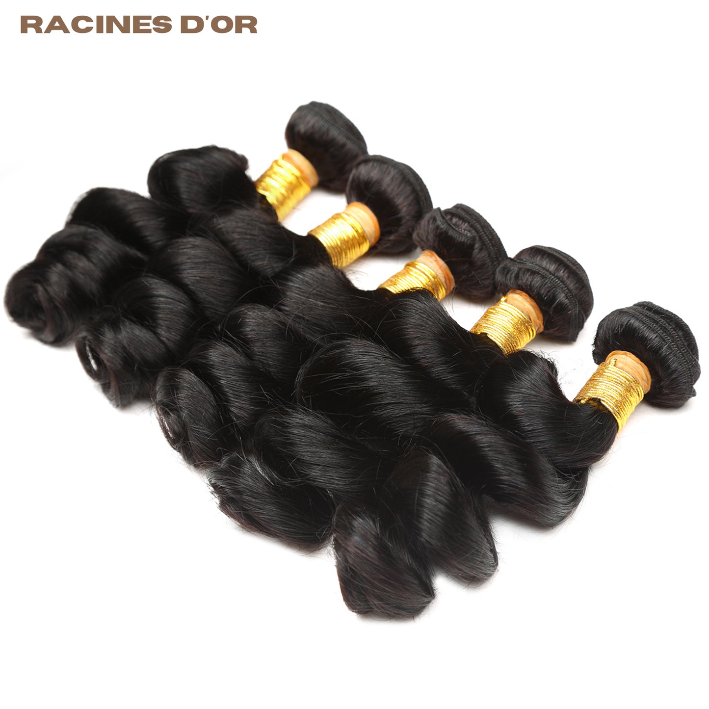 Mèches ondulée (loose) 100 % naturelles