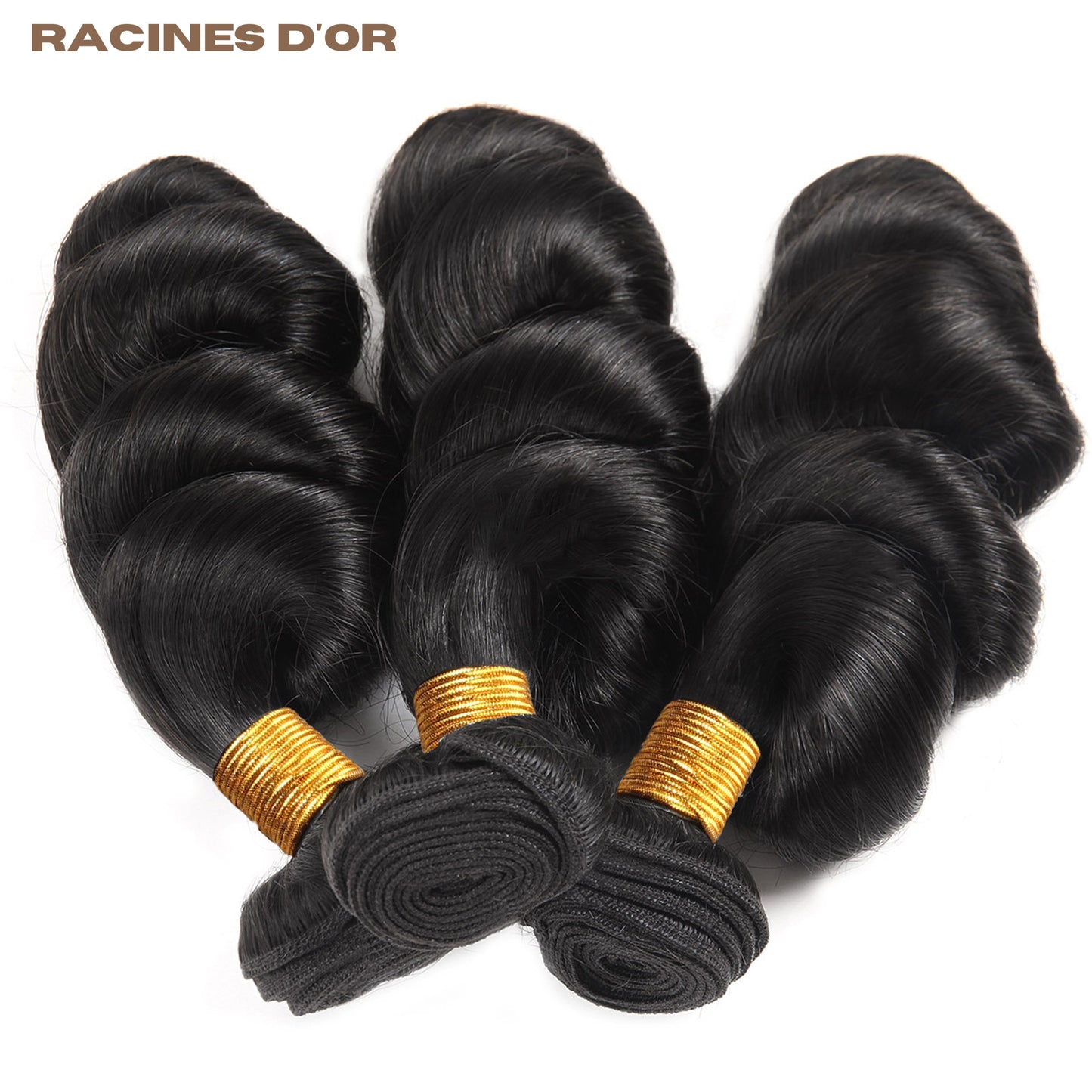 Mèches ondulée (loose) 100 % naturelles