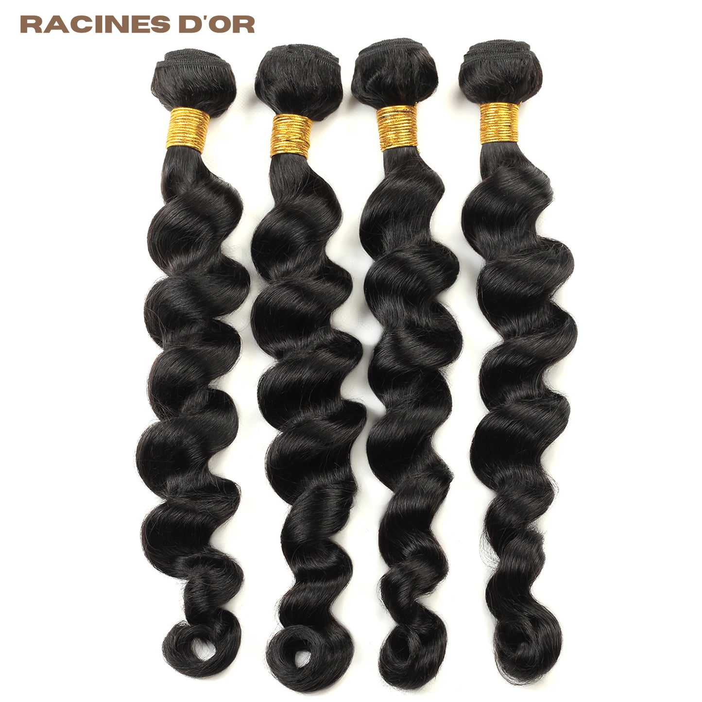 Mèches ondulée (loose deep) 100 % naturelles