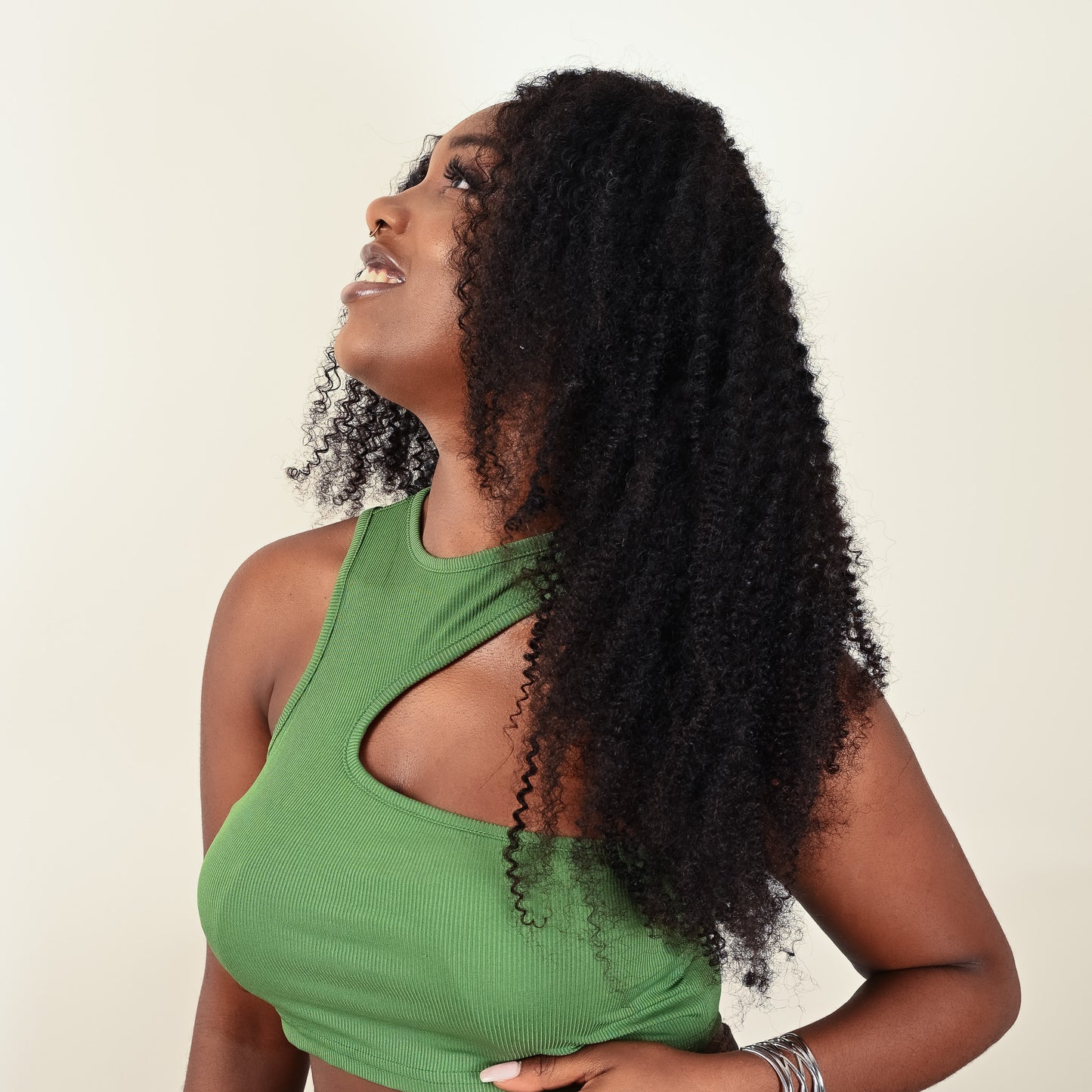 Perruque JANET afro densité équilibrée