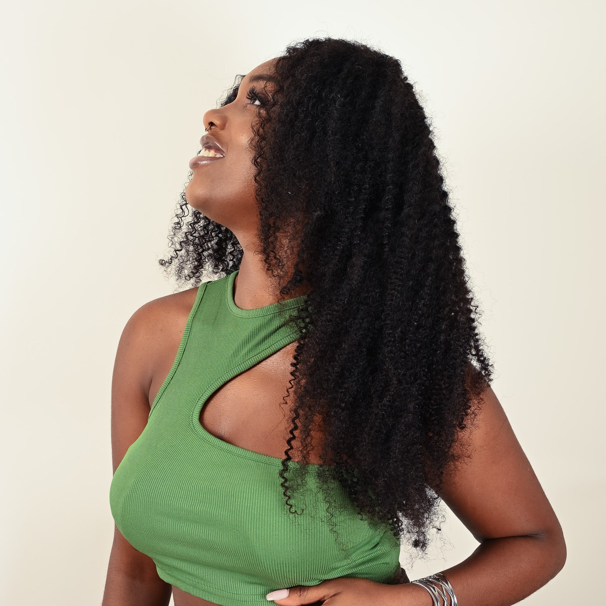 Perruque JANET afro densité équilibrée