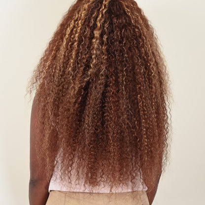 Perruque GISELLE blond miel densité naturelle équilibrée