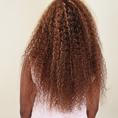 Perruque GISELLE blond miel texture dense et lumineuse