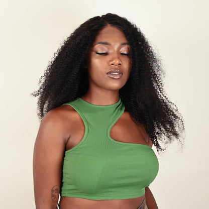 Perruque JANET cheveux naturels afro longueur moyenne