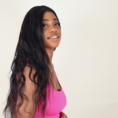 Perruque MICHELLE noir naturel confort quotidien