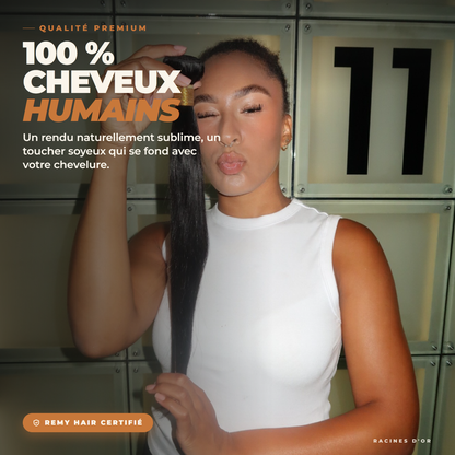 Tissage lisses - Cheveux 100 % naturelles