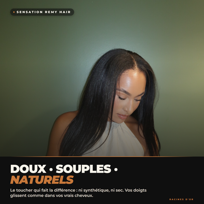 Tissage lisses - Cheveux 100 % naturelles